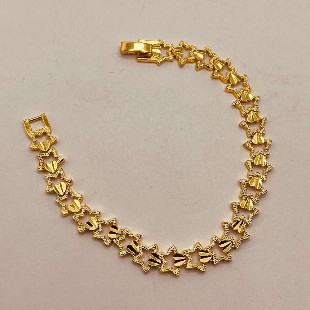 Gold plated bracelet for women